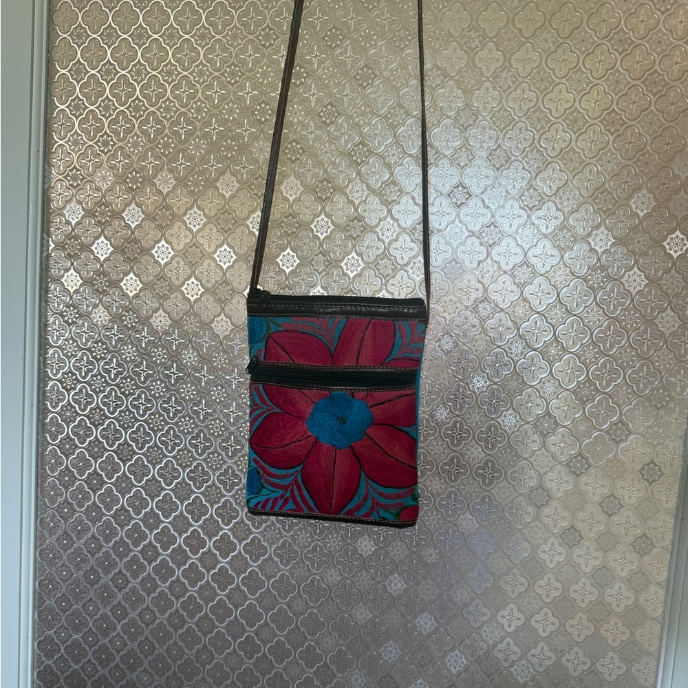 Floral Crossbody Bag - Multicolor